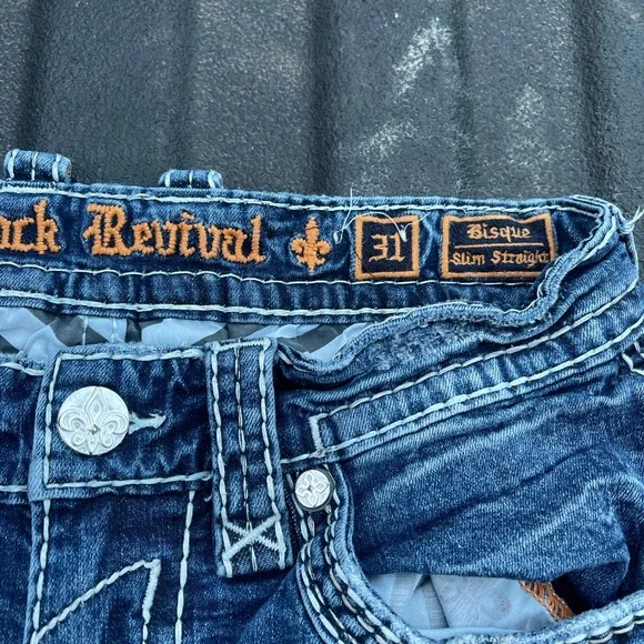 Rock revival jeans for men